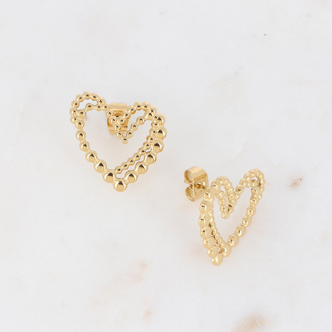 Korvakorut, BOHM PARIS|Boucles Taline -sydänkorvakorut (kulta)