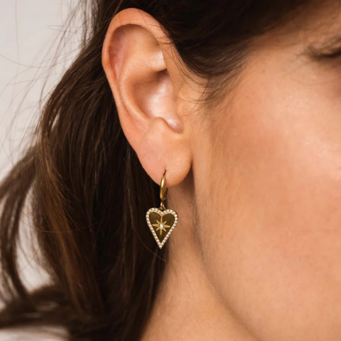 Korvakorut, BOHM PARIS|Boucles Tasha -rengas sydänkorvakorut (kulta)