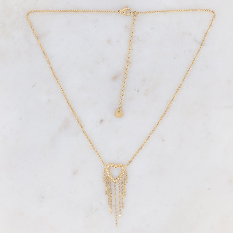 Kaulakoru, BOHM PARIS|Collier Coeur -sydänkaulakoru ketjuin (kulta)