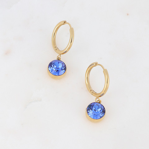 Korvakorut, BOHM PARIS|Boucles Silas -safiirinsininen/kulta