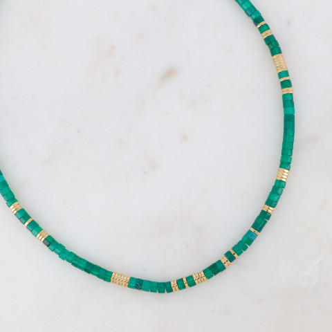 Kaulakoru, BOHM PARIS|Collier Olivine -akaattikaulakoru