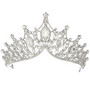 ROMANCE|Lorelei -hopeanvärinen korkea tiara