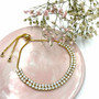 Rannekoru, FRENCH RIVIERA|Classic Bracelet -strassirannekoru (kulta)