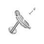 Titaani rustokoru/traguskoru, Feather  -höyhenlabret (hopea)