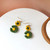 Korvakorut, FRENCH RIVIERA|Spring Daisy -kukkakorvakorut (vihreä)
