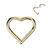 Lävistysrengas, Titanium Heart Hoop in Gold -titaaninen sydän clicker