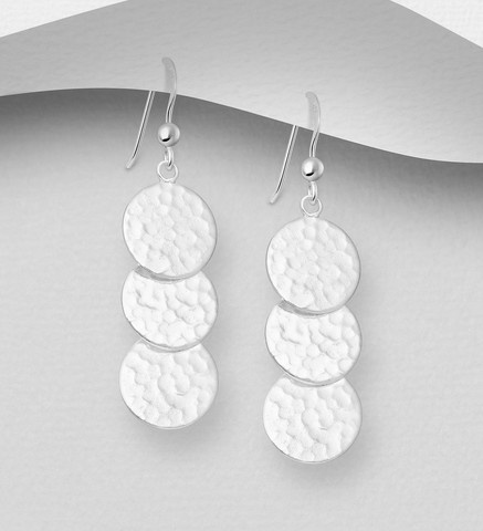 PREMIUM COLLECTION|Stella -hopeiset modernit roikkuvat korvakorut