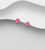 PREMIUM COLLECTION|Basic 4mm CZ -hopeiset pinkit nappikorvakorut