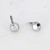 Korvakorut, BOHM PARIS|Boucles Bea -harmaat kristallikorvakorut, hopea