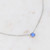 BOHM PARIS|Collier Amael Rhodium -sininen kristallikaulakoru