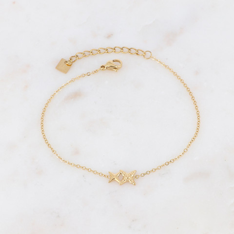BOHM PARIS|Bracelet Kiss Kiss -kirurginteräksinen rannekoru