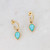 Korvakorut, BOHM PARIS|Boucles Maély -turkoosit kristallikorvakorut