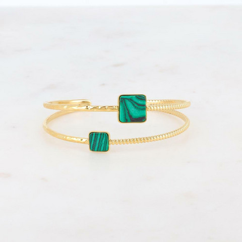 BOHM PARIS|Bracelet Nesma -malakiitti rannekoru