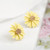 FRENCH RIVIERA|Summer Dahlia -keltaiset kukkakorvanapit
