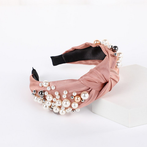 SUGAR SUGAR®, Leeah Hairband -aprikoosi hiuspanta helmikoristein
