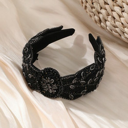 SUGAR SUGAR®, Chigaco Hairband -musta hiuspanta kimalluksin