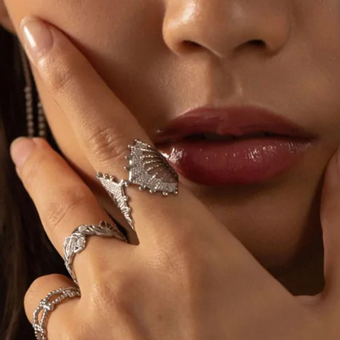 BOHM PARIS|Bague Katiy -kirurginterässormus (hopea)