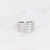 BOHM PARIS|Bague Juliana -kirurginterässormus (hopea)