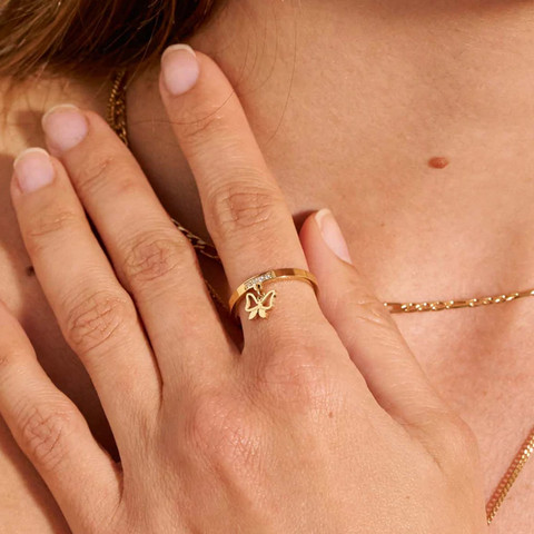 BOHM PARIS|Bague Lolly -kirurginterässormus (kulta)