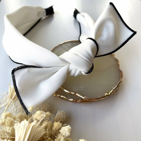 SUGAR SUGAR®, Coffee by Seine Hairband -valkoinen comfy-hiuspanta
