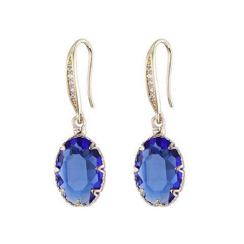 FRENCH RIVIERA|Minette Earrings -siniset kimaltavat korvakorut