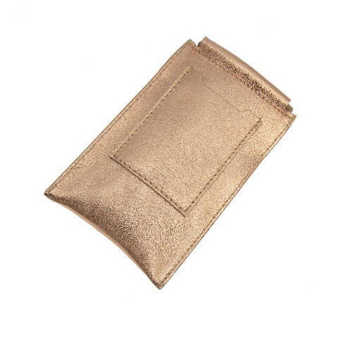 Pochette pour Smartphone  -nahkainen puhelinlaukku (ruusukulta)