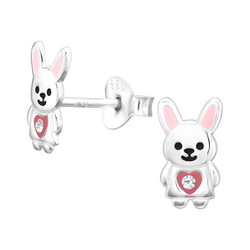Lasten hopeanapit, Baby Bunnies -pupukorvakorut