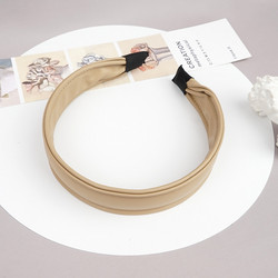 SUGAR SUGAR®, Wide Norah Hairband -beige keinonahka comfy-hiuspanta