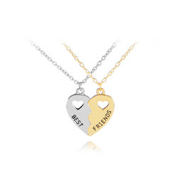 Best Friends-koru, Silver & Gold Heart -sydämenmuotoinen ystävyyskoru