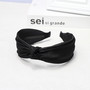 SUGAR SUGAR®, Arianna Hairband -musta hohtava comfy-hiuspanta
