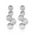 FRENCH RIVIERA|Varena Earrings in Silver -kivettömät korvakorut