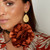 FRENCH RIVIERA|Sophie  -punainen satiiniruusu choker -kaulakoru