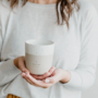 Muki, Coffee Lover Mug -käsintehty korvaton tekstimuki