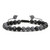 NATURE COLLECTION, Snowflake Obsidian -lumihiutaleobsidiaani rannekoru