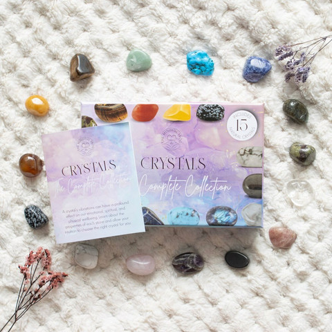 The Complete Crystal Collection Gift Set -lahjapakkaus luonnonkivillä