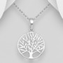 PREMIUM COLLECTION|Tree of Life -hopeinen elämänpuu riipus