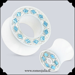 Valkoinen neliötunneli 12mm