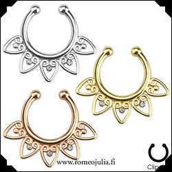 Septum, hanger (ei tarvitse lävistystä)