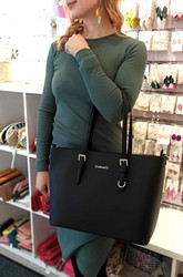 Laukku, Flora & Co|Large Mustard Yellow Womans Handbag (sinapinkeltainen käsilaukku)