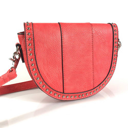 Laukku, MOGANO| Small Coral Handbag (korallinpunainen käsilaukku)