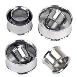 Tunneli 11mm,  Double Flared Flesh Tunnel (satulamalli)