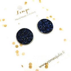 LEMPI-korvanapit, Veera (tummansininen glitter, M)