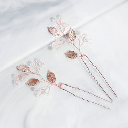 Hiuskoru, hiuskampa/ROMANCE, Minimalistic Hairdecoration in Rosegold