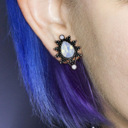 Plugi 10mm, Vintage Antique Tear Drop