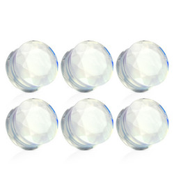Plugi 10mm, Opalite Faceted Gem (opaliitti luonnonkivi)
