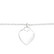 Hopeinen rannekoru, Simple Silver Heart Bracelet