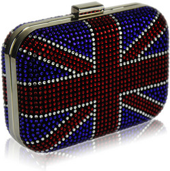 Pikkulaukku/iltalaukku, Union Jack Box Clutch-brittilippulaukku