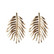 Statement-korvakorut, Large Bohemian Leaf Earrings