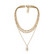 Kerroskaulakoru, FRENCH RIVIERA|Chunky Layer Necklace in Gold