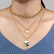 Kerroskaulakoru, FRENCH RIVIERA|Stylish Layer Necklace in Gold
